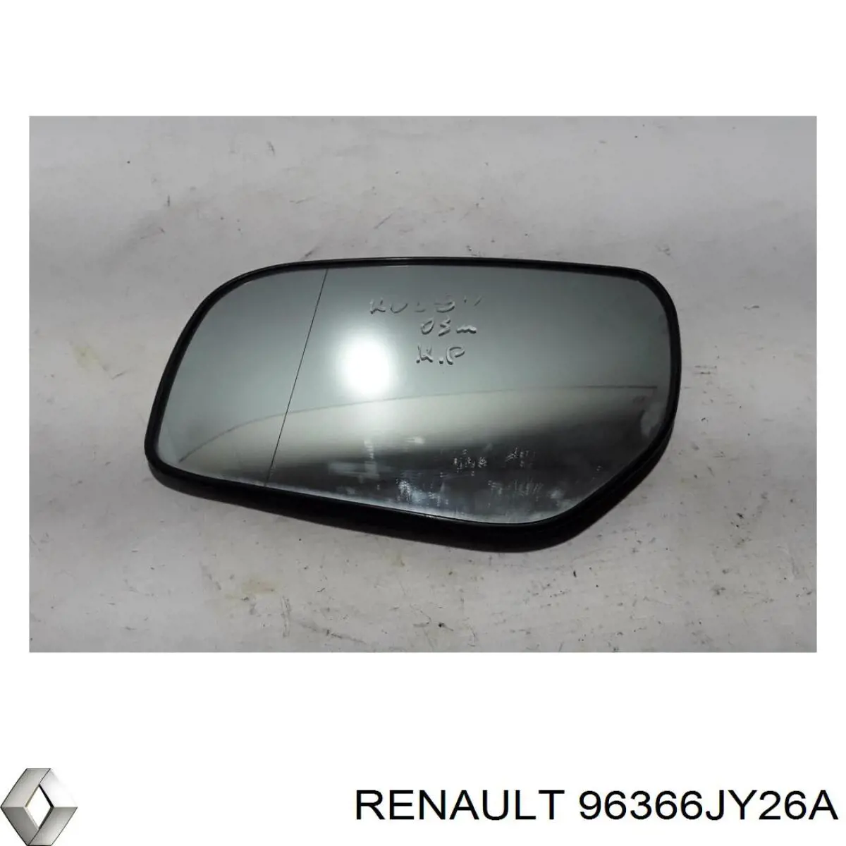 Elemento espelhado do espelho de retrovisão direito Renault (RVI) 96366JY26A preço, a partir de 48,66 USD