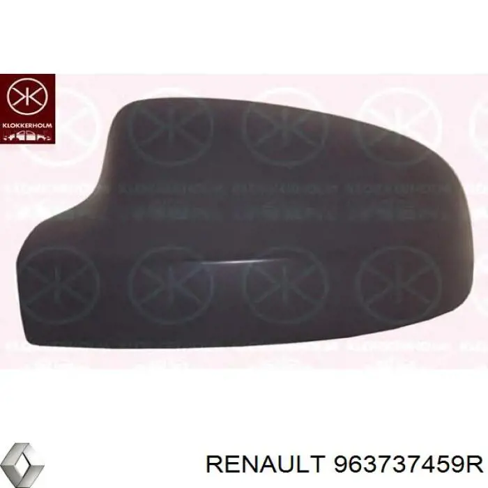 Compre 963737459R Renault (RVI) Placa sobreposta (tampa) do espelho de retrovisão esquerdo