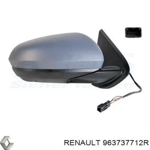 963737712R Renault (RVI) Espelho de retrovisão esquerdo