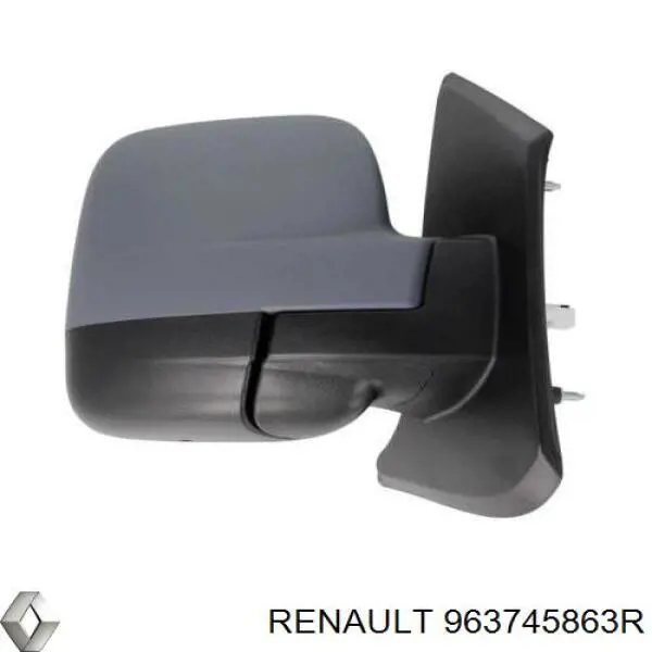 Placa sobreposta (tampa) do espelho de retrovisão direito Renault (RVI) 963745863R preço, a partir de 27,47 USD