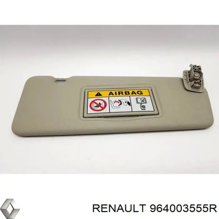  Pala contra o sol Renault Clio IV hatchback (BH) (2012 - 2021) IV