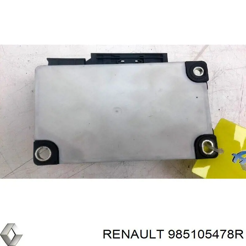 985105478R Renault (RVI) Módulo processador de controlo da bolsa de ar (Centralina eletrônica AIRBAG)