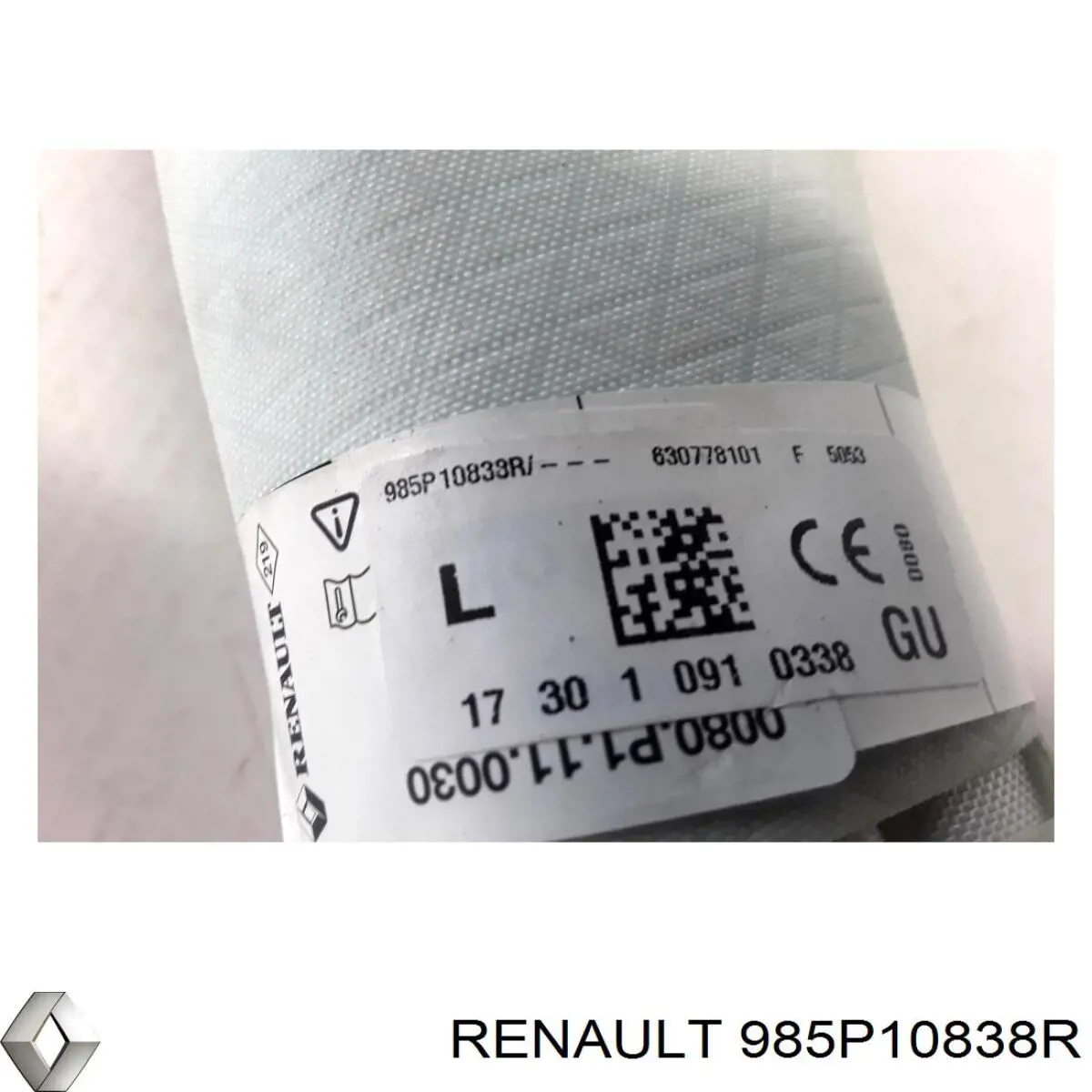 Cinto de segurança (AIRBAG) de estore lateral esquerdo Renault (RVI) 985P10838R preço, a partir de 135,62 USD