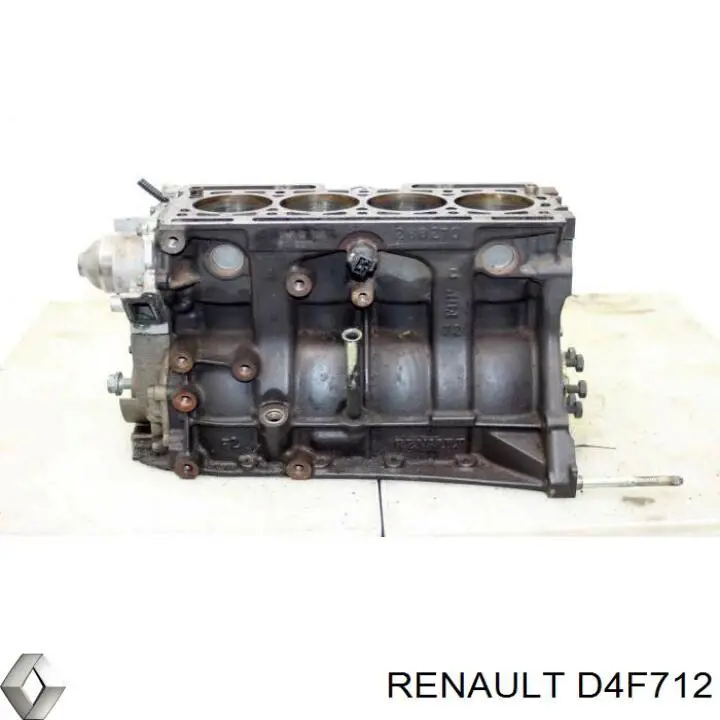 Motor montado D4F712 Renault (RVI)
