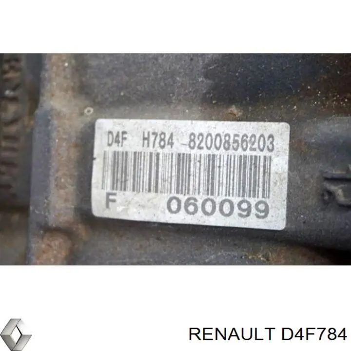 Compre D4F784 Renault (RVI) Motor montado