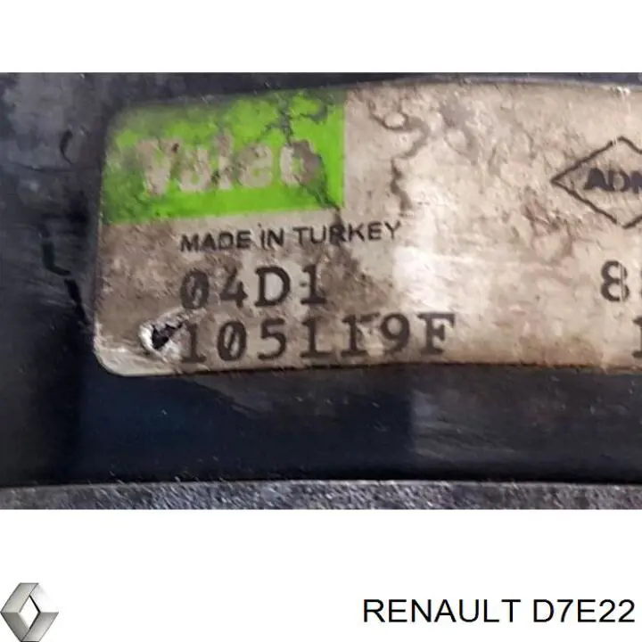 Motor de arranco Renault (RVI) D7E22 preço, a partir de 92,27 USD