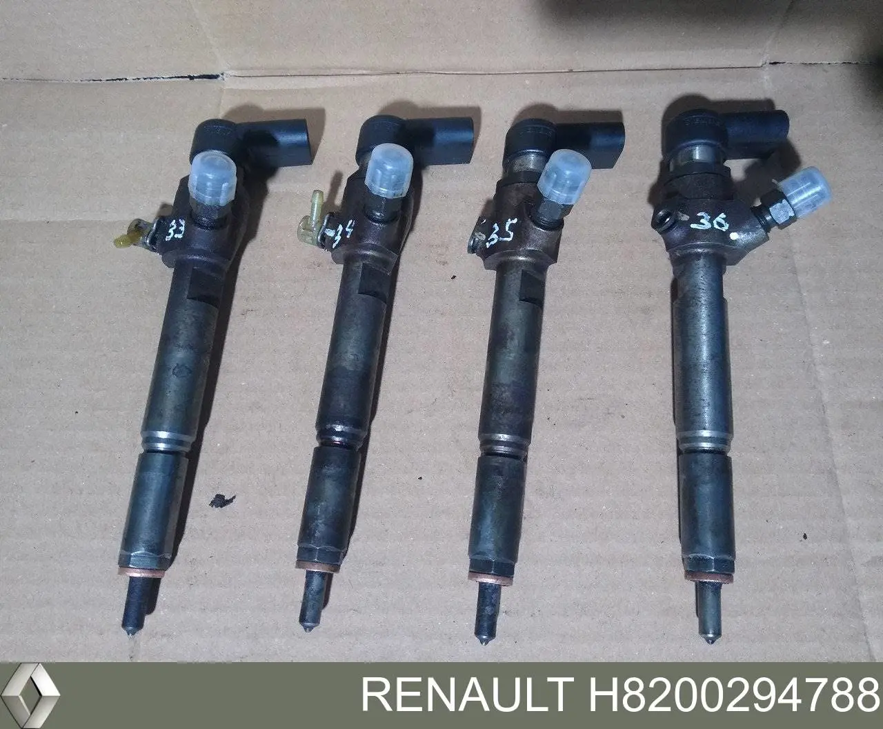 Injetor de injeção de combustível H8200294788 Renault (RVI)