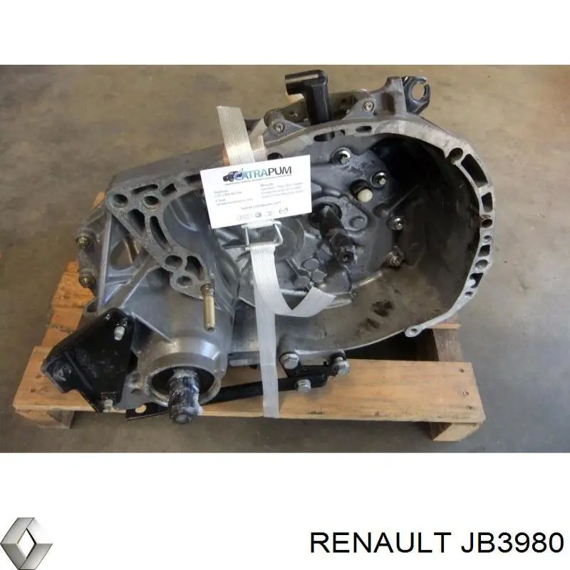 JRQK9K Renault (RVI) Caixa de Mudança montada (caixa mecânica de velocidades)