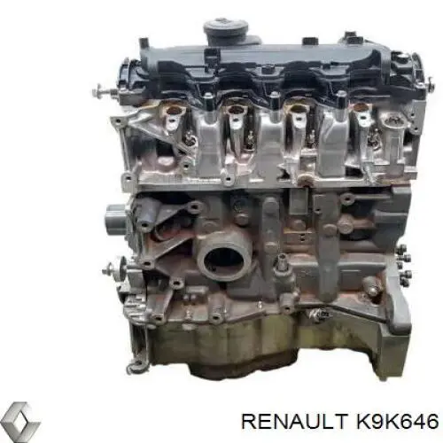Compre K9K646 Renault (RVI) Motor montado