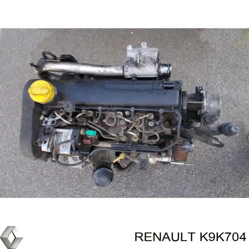 K9K704 Renault (RVI) Motor montado