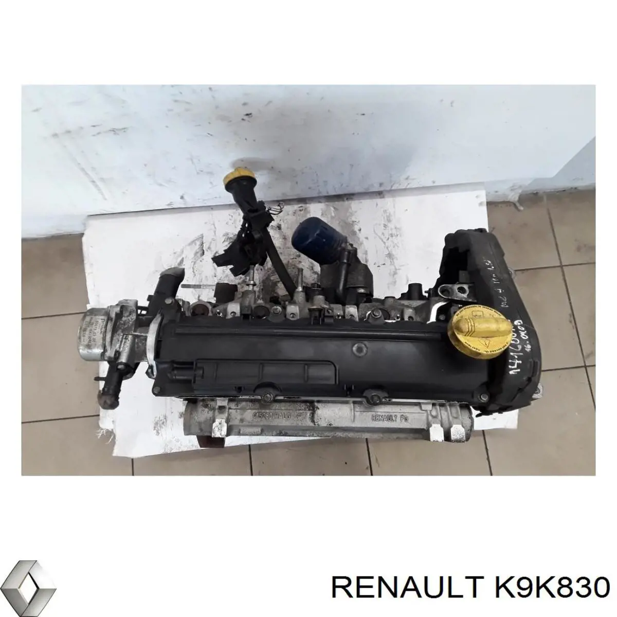 Compre K9K830 Renault (RVI) Motor montado