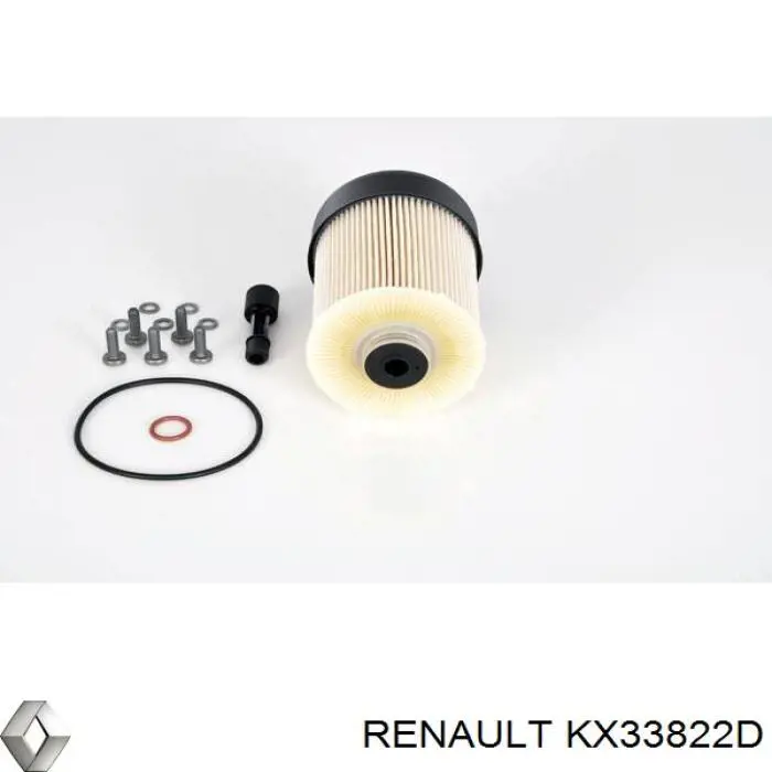 Filtro de combustível KX33822D Renault (RVI)