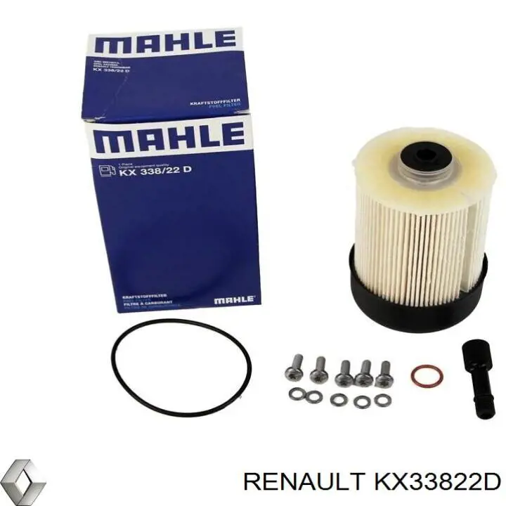 Filtro de combustível Renault (RVI) KX33822D preço, a partir de 16,75 USD