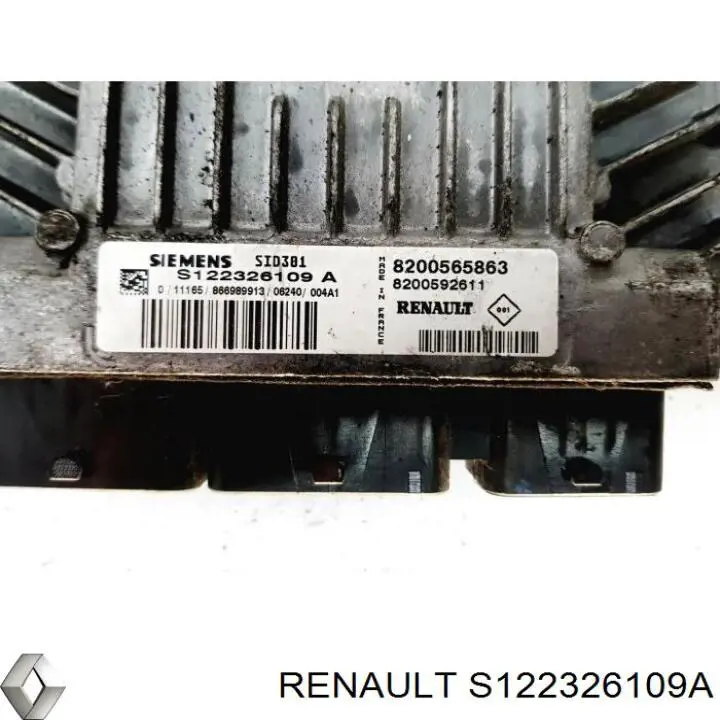 S122326109A Renault (RVI) Módulo de direção (Centralina eletrônica) de motor