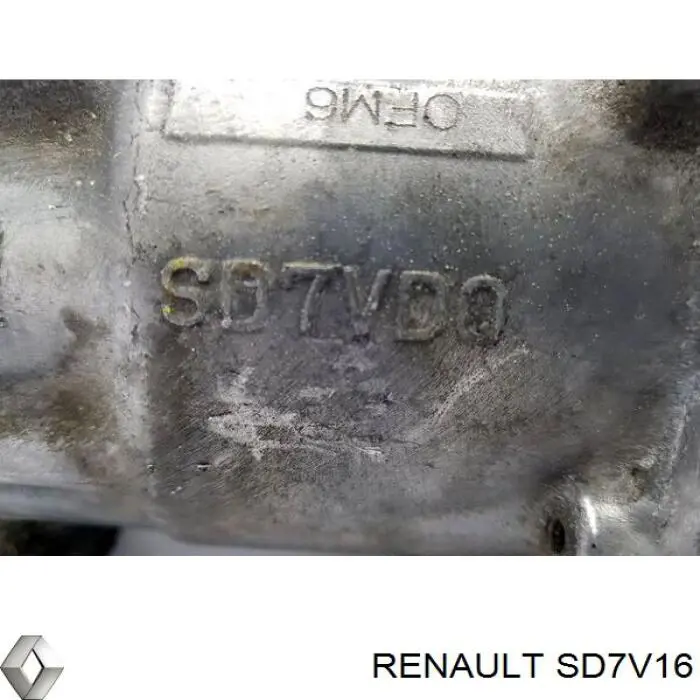 Compressor de aparelho de ar condicionado Renault (RVI) SD7V16 preço, a partir de 66,52 USD