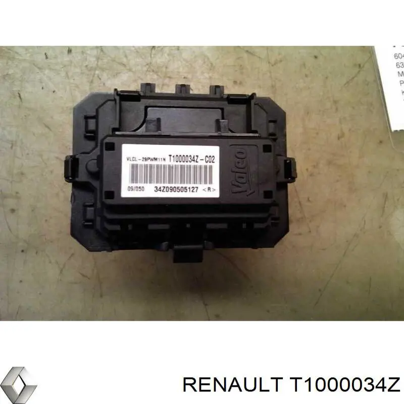 Resistor (resistência) de ventilador de forno (de aquecedor de salão) T1000034Z Renault (RVI)