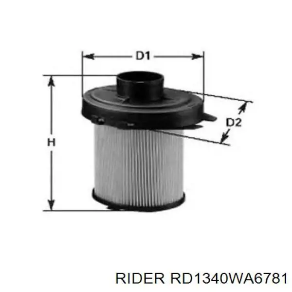 Filtro de ar Rider RD1340WA6781 preço, a partir de 9,01 USD