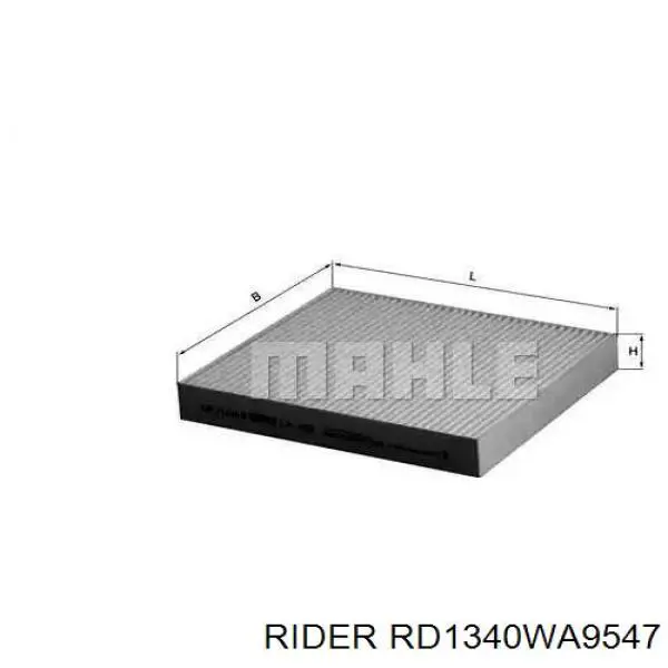 Compre RD1340WA9547 Rider Filtro de ar