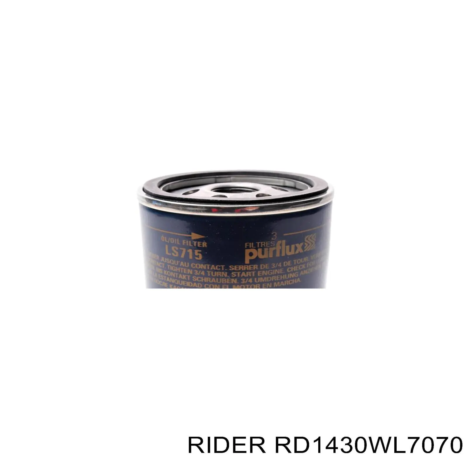RD1430WL7070 Rider Filtro de óleo