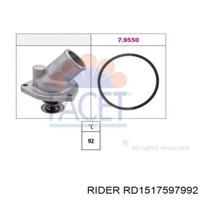 Termostato Rider RD1517597992 preço, a partir de 17,06 USD