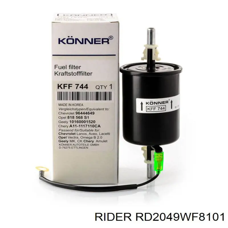 Filtro de combustível Rider RD2049WF8101
