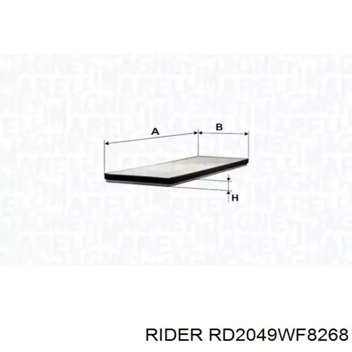 Filtro de combustível Rider RD2049WF8268 preço, a partir de 18,73 USD
