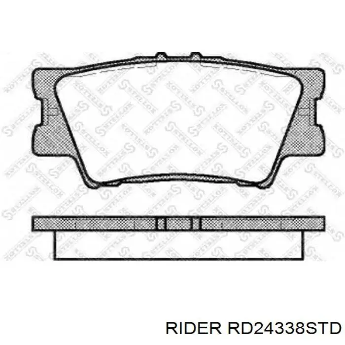 Sapatas do freio traseiras de disco Rider RD24338STD preço, a partir de 20,34 USD