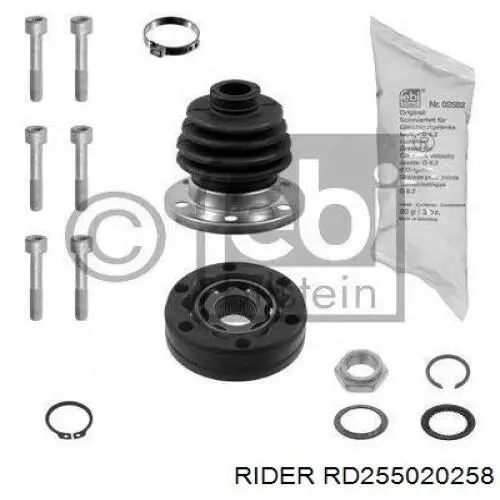 Compre RD255020258 Rider Junta homocinética interna dianteira