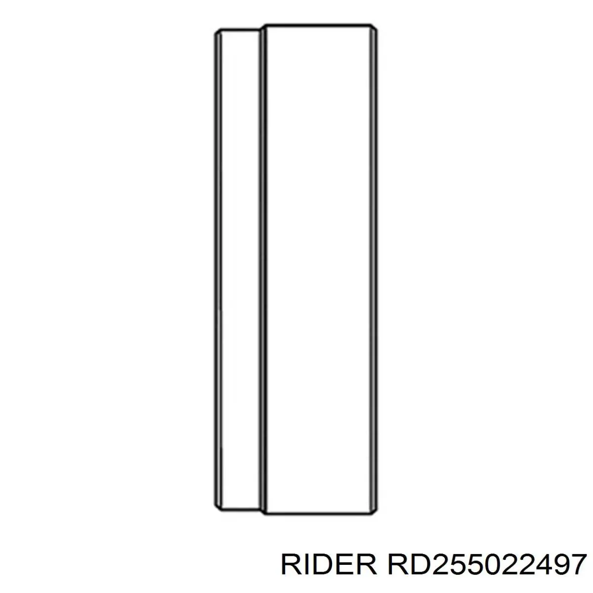 Junta homocinética interna dianteira esquerda Rider RD255022497