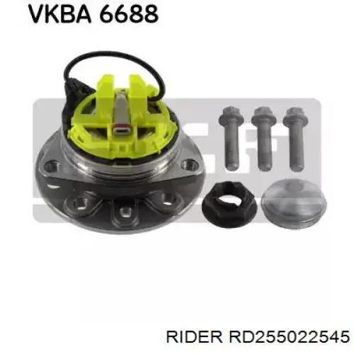 Junta homocinética interna dianteira esquerda RD255022545 Rider