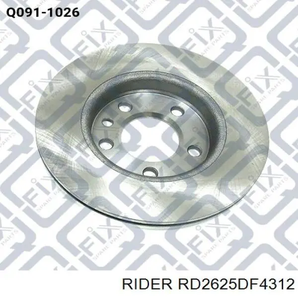 Disco do freio traseiro RD2625DF4312 Rider