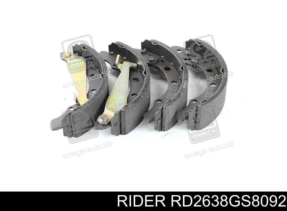 Sapatas do freio traseiras de tambor Rider RD2638GS8092 preço, a partir de 24,11 USD