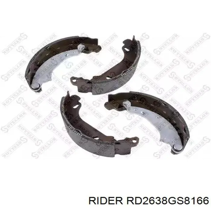 Sapatas do freio traseiras de tambor Rider RD2638GS8166 preço, a partir de 18,48 USD
