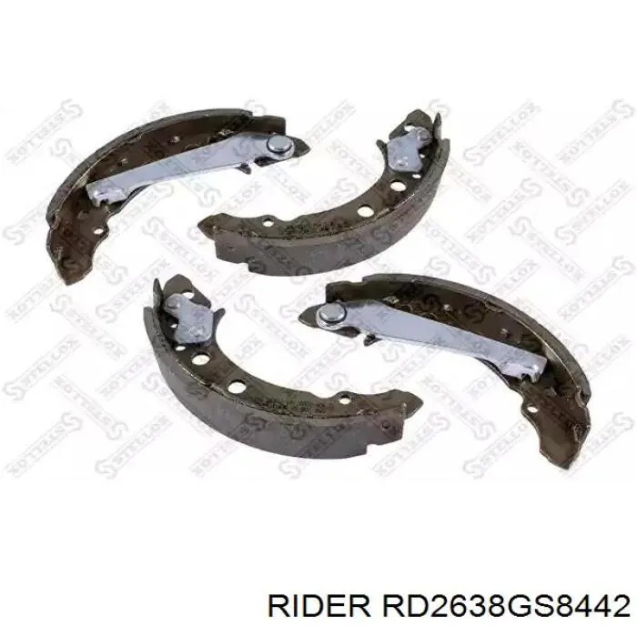 Sapatas do freio traseiras de tambor Rider RD2638GS8442 preço, a partir de 34,50 USD