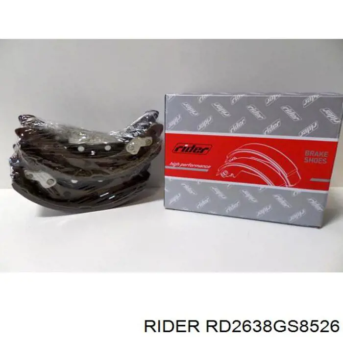 RD2638GS8526 Rider Sapatas do freio traseiras de tambor
