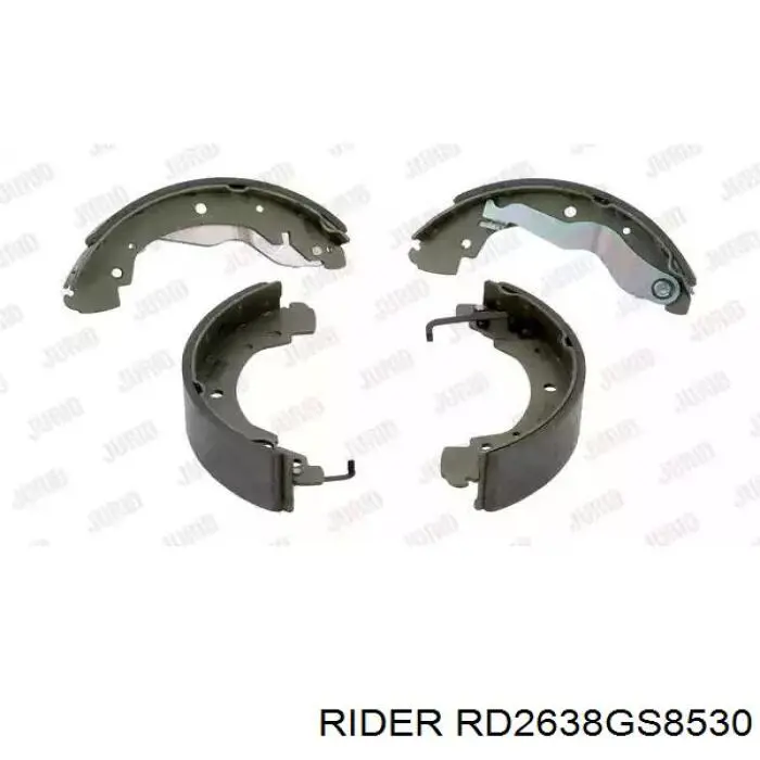 Compre RD2638GS8530 Rider Sapatas do freio traseiras de tambor
