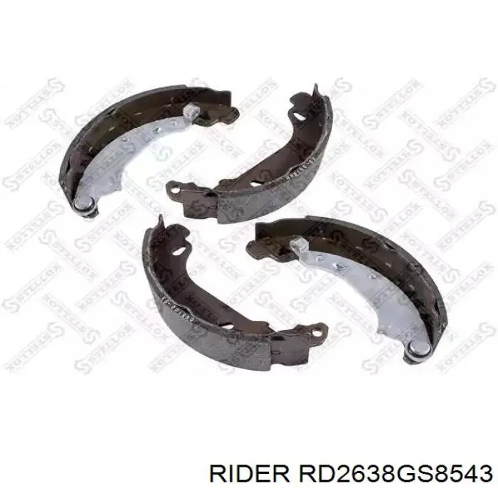 Compre RD2638GS8543 Rider Sapatas do freio traseiras de tambor