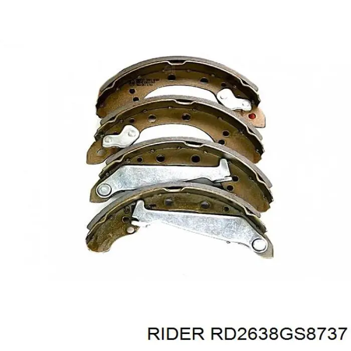 Sapatas do freio traseiras de tambor RD2638GS8737 Rider
