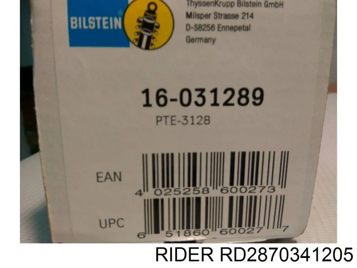 Amortecedor traseiro RD2870341205 Rider