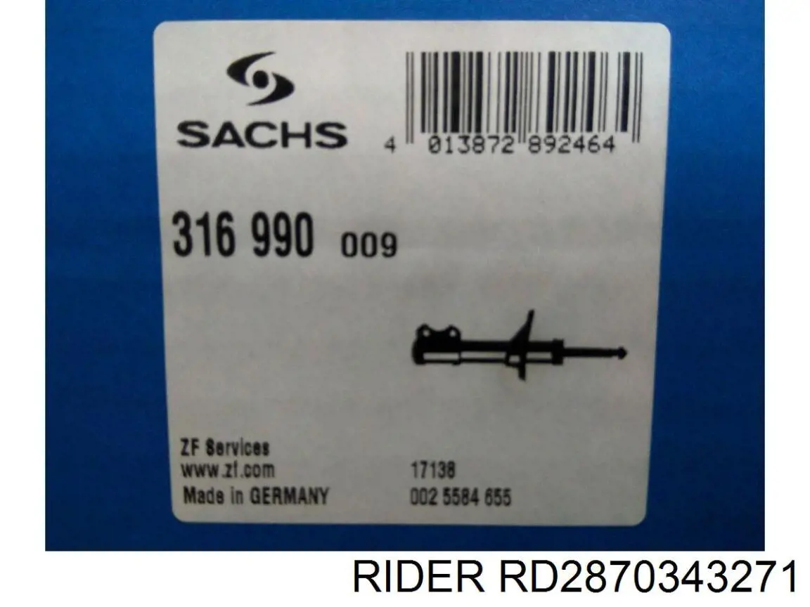 Compre RD2870343271 Rider Amortecedor traseiro