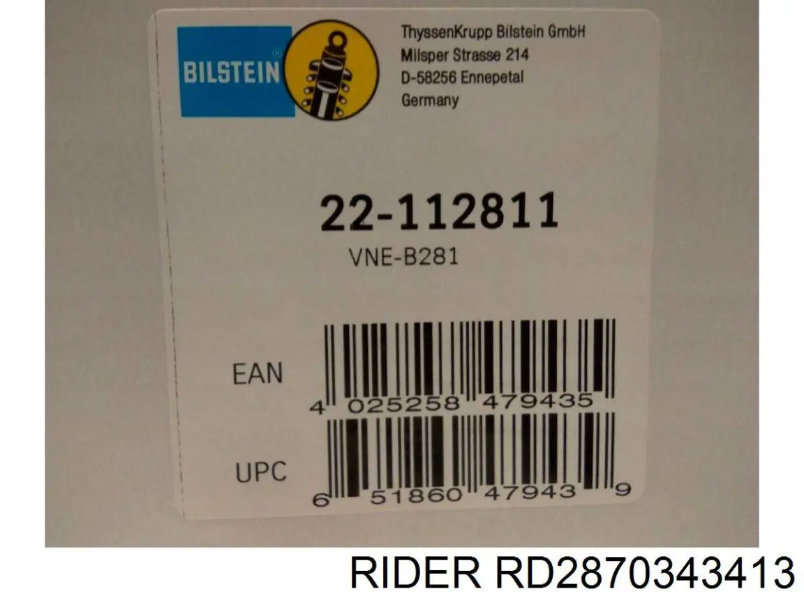 Compre RD2870343413 Rider Amortecedor traseiro