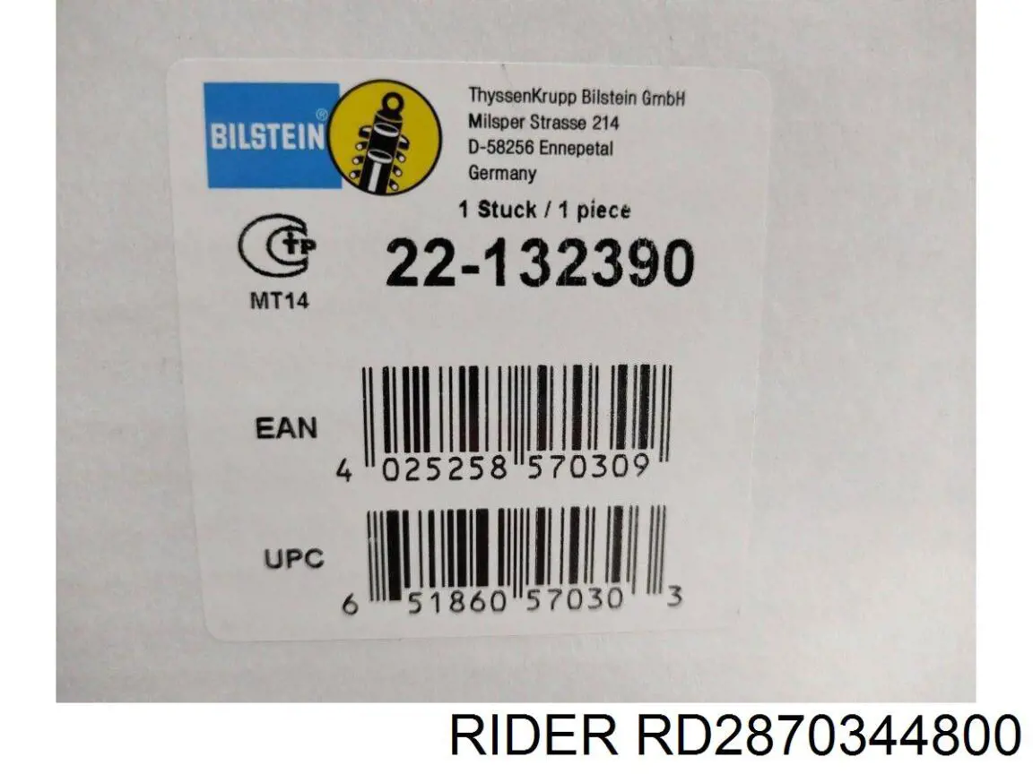 Compre RD2870344800 Rider Amortecedor traseiro