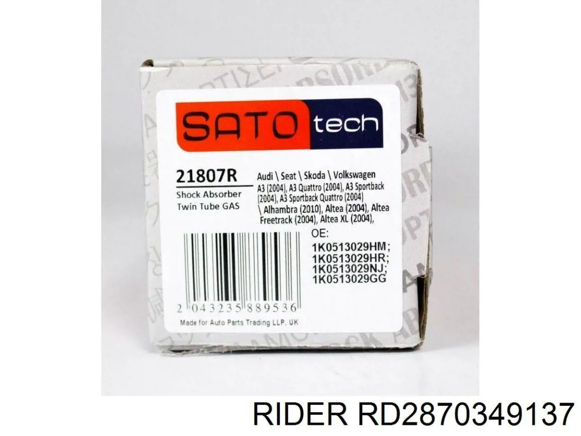 Compre RD2870349137 Rider Amortecedor traseiro