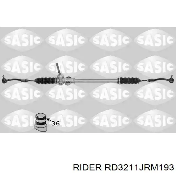 Cremalheira da direção Rider RD3211JRM193