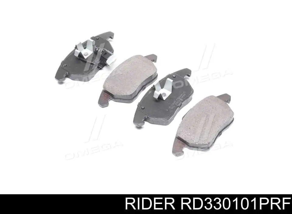RD330101PRF Rider Sapatas do freio dianteiras de disco