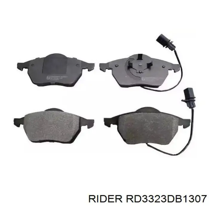 Sapatas do freio dianteiras de disco Rider RD3323DB1307