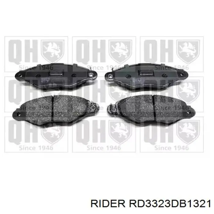 Compre RD3323DB1321 Rider Sapatas do freio dianteiras de disco