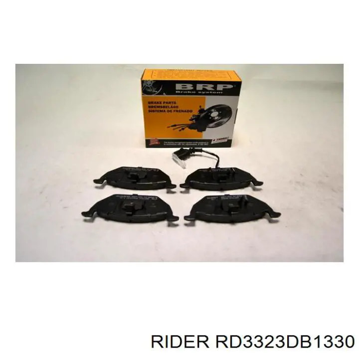 Sapatas do freio traseiras de disco Rider RD3323DB1330