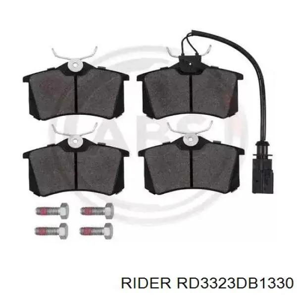 Compre RD3323DB1330 Rider Sapatas do freio traseiras de disco