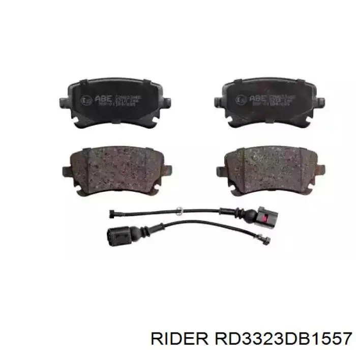 Sapatas do freio traseiras de disco Rider RD3323DB1557 preço, a partir de 28,28 USD